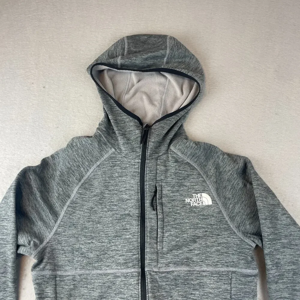The North Face Mens Sz S Canyonlands Full-Zip Hoodie Jacket Heathered Gray